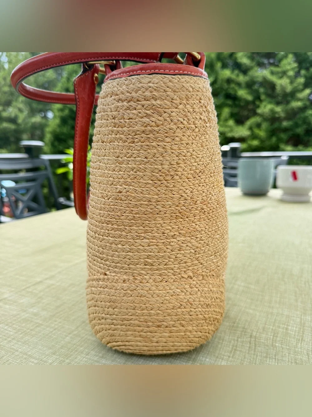 2008 Coach Bleecker Straw Tote