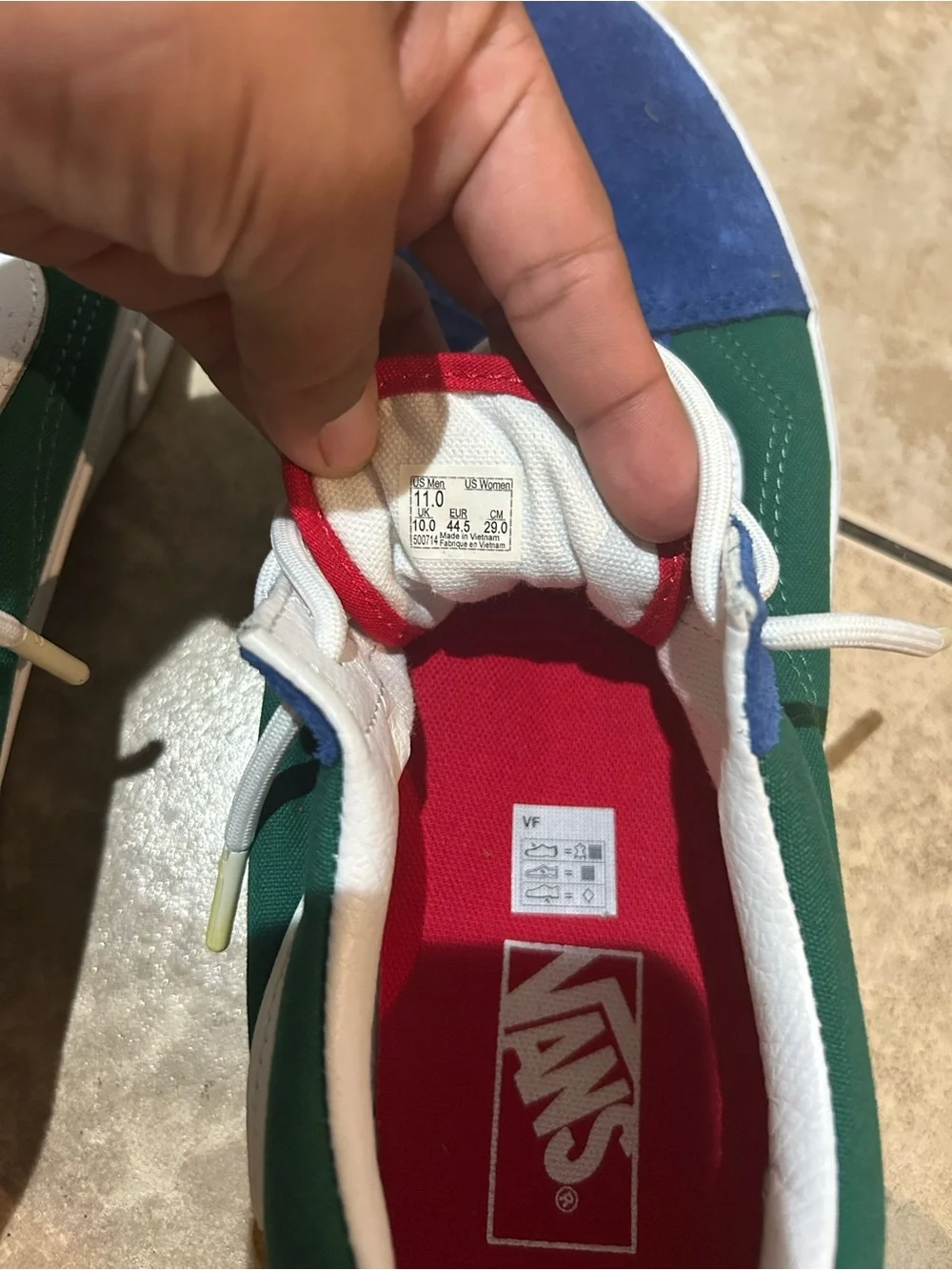 Vans stylish green