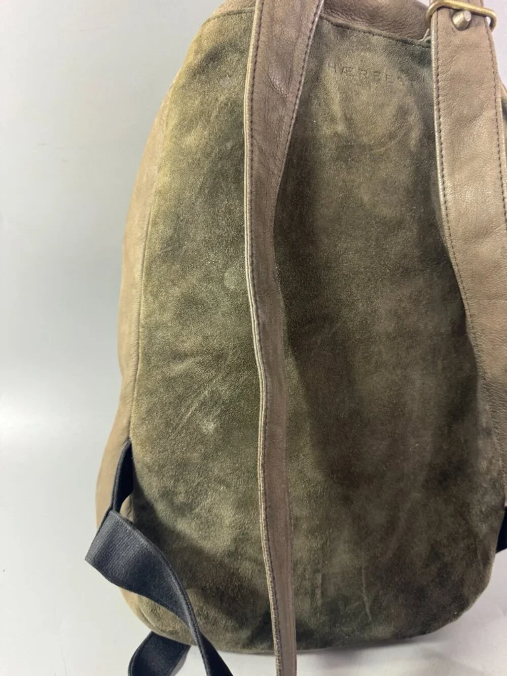 Haerfest Taupe Leather with PVC Backpack