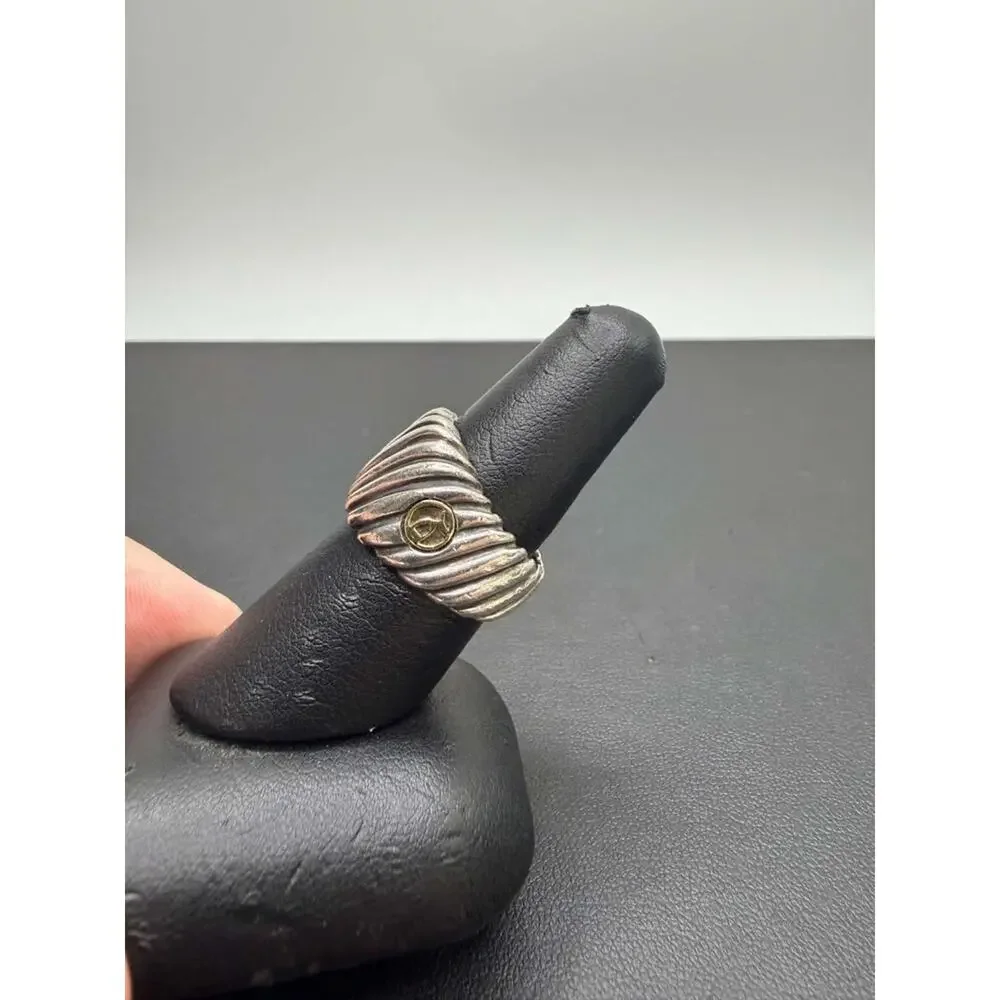 David Yurman Sculpted Cable Collection Ring Sterling Silver in Size 7 SPB-TS 774