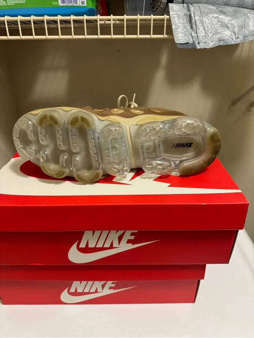 Nike Men’s Metallic Gold Low-Top Sneakers