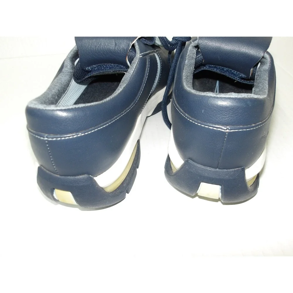 Nike Golf Shoes Navy Blue Leather Kiltie Fringe Lace Cover Womens 7.5 /#26725