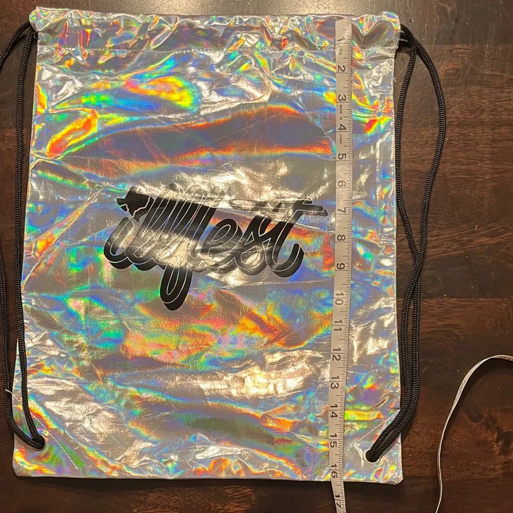 Texas Illfest Holographic Drawstring Backpack - Austin Music Art Festival!