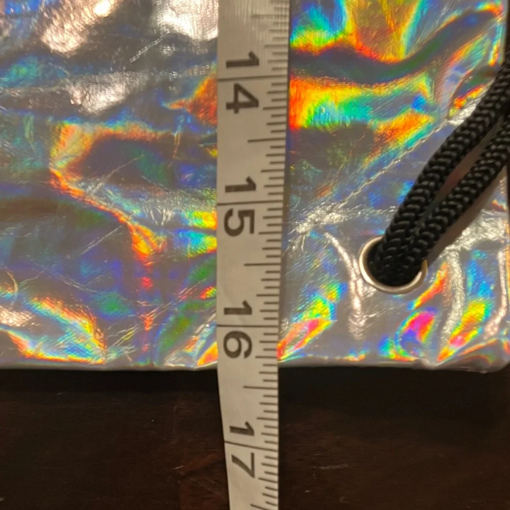 Texas Illfest Holographic Drawstring Backpack - Austin Music Art Festival!