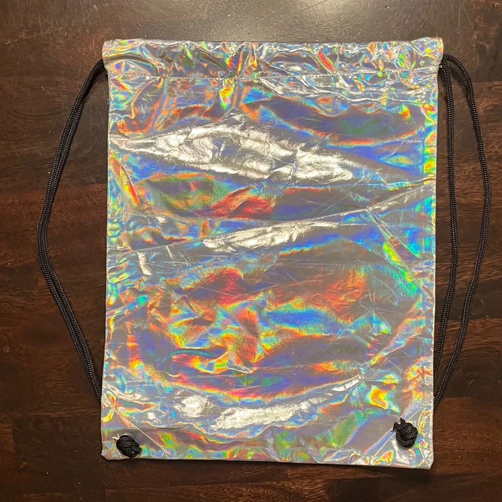 Texas Illfest Holographic Drawstring Backpack - Austin Music Art Festival!