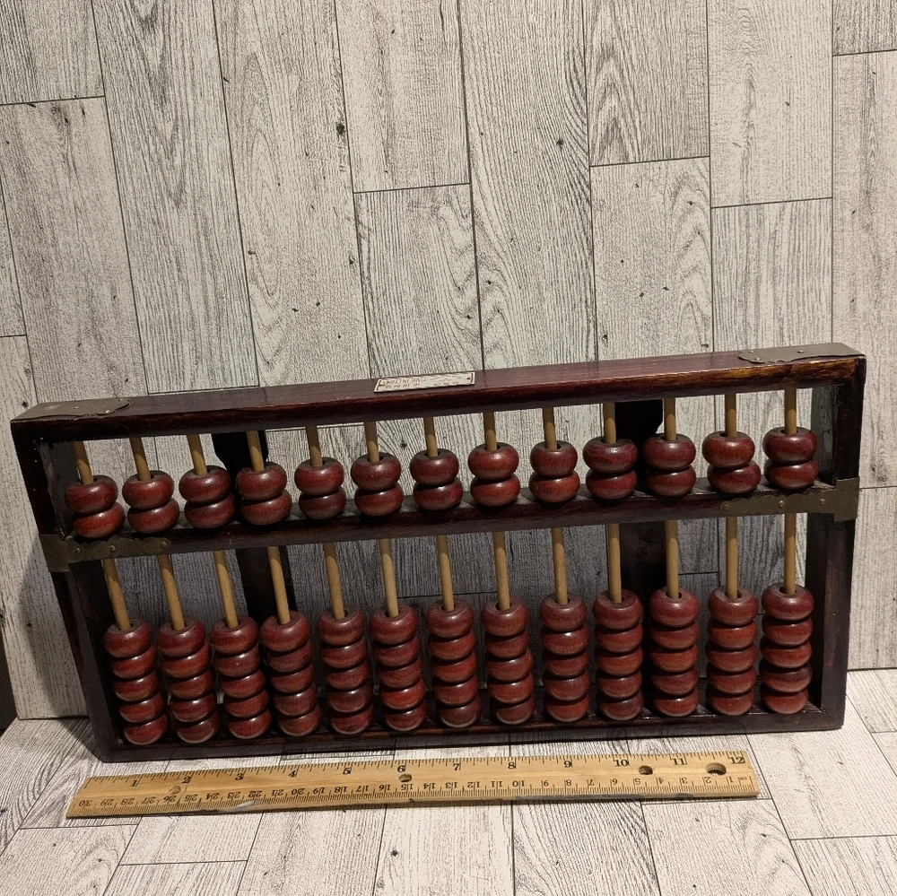 Diamond Supply Co. Red Wooden Abacus
