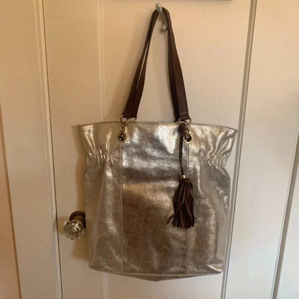 Cynthia Rowley charm metallic