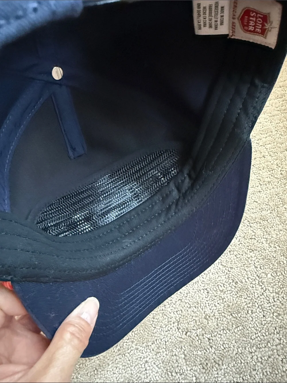 Lone Star navy snapback