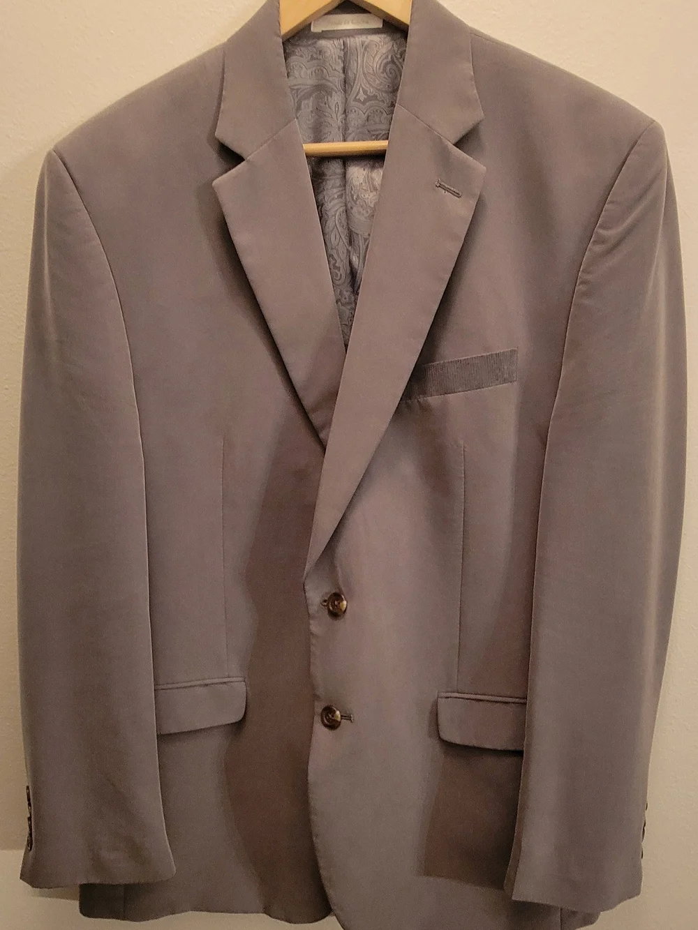 Chaps - Gray Two-Button Sportcoat - 42R