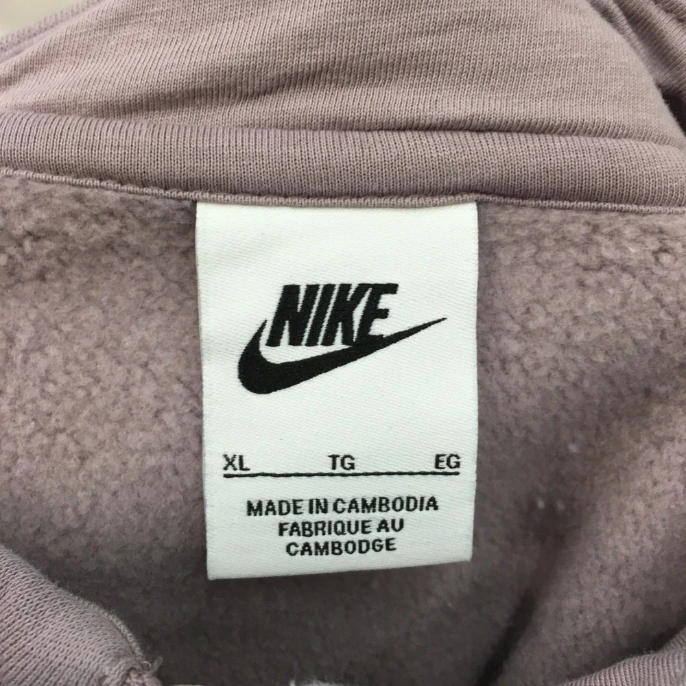 Nike Sportswear Phoenix Fleece Quarter Zip Sweatshirt Mauve Womens XL FV7679-226