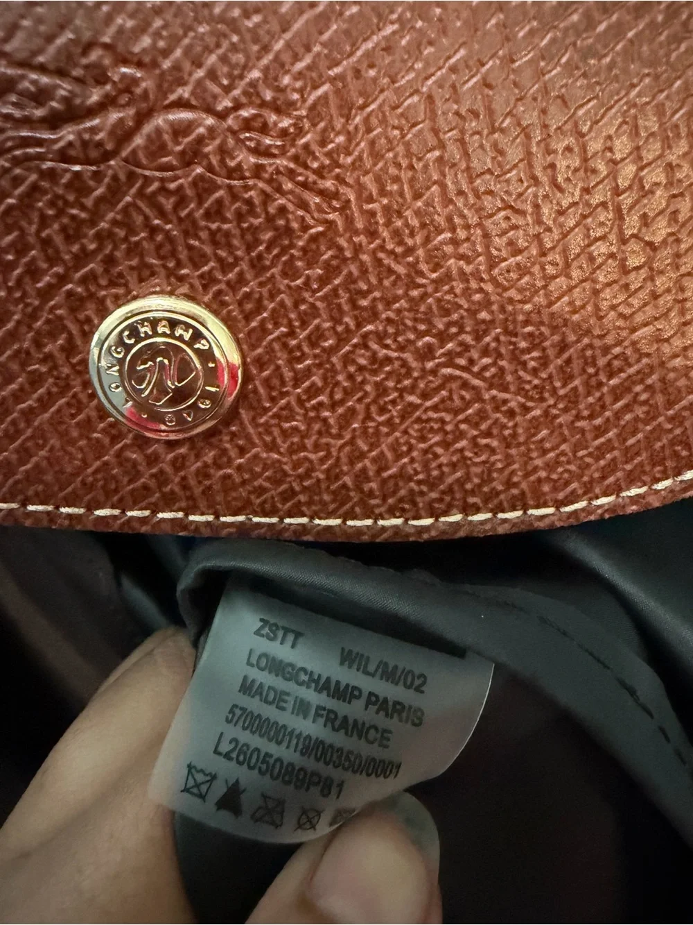 Longchamp compact tote