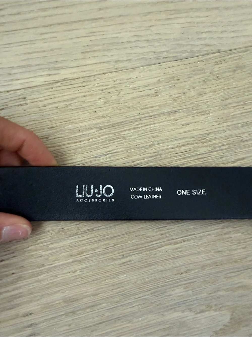 Liu Jo leather turquoise stone buckle  belt
