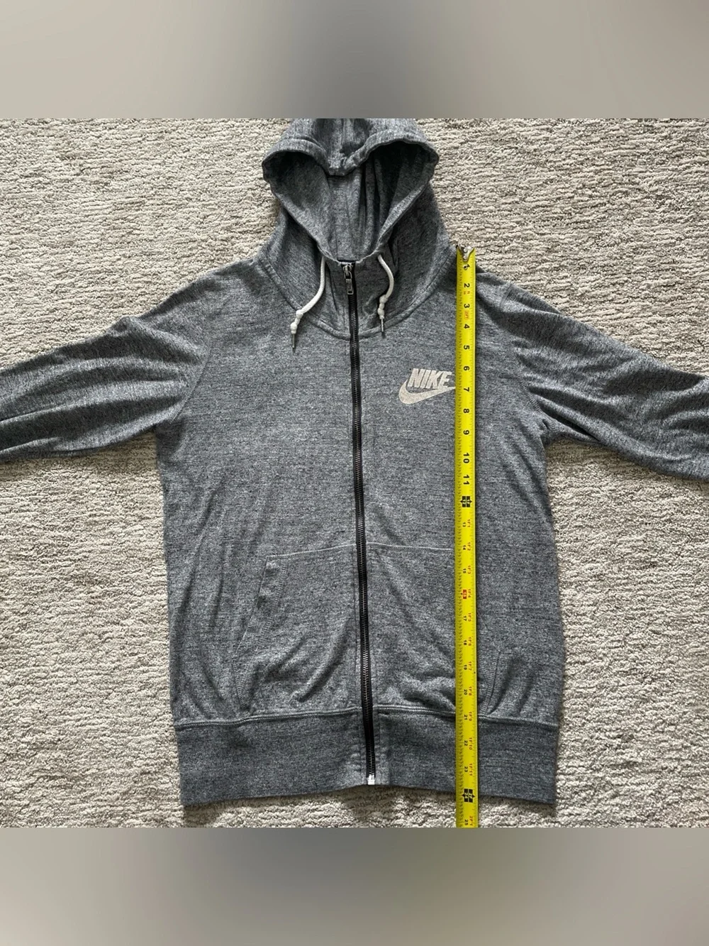 Nike Sportswear Air Max Full Zip Hoodie Jacket Gray Women’s Medium Lightweight