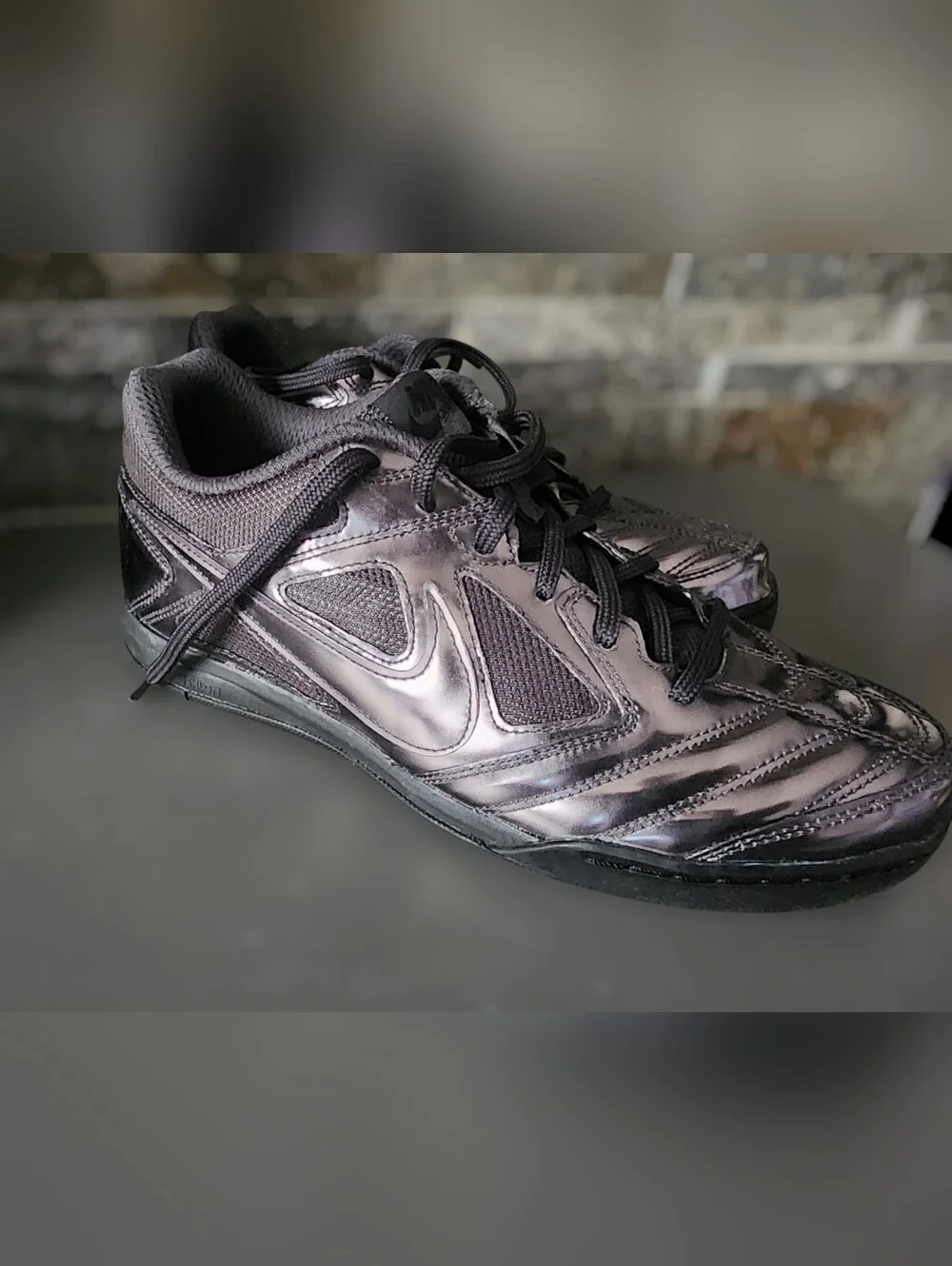 Nike Gato LV8 Indoor Soccer Shoes – Anthracite/Black – Women's 8.5 / Men's 7 – B