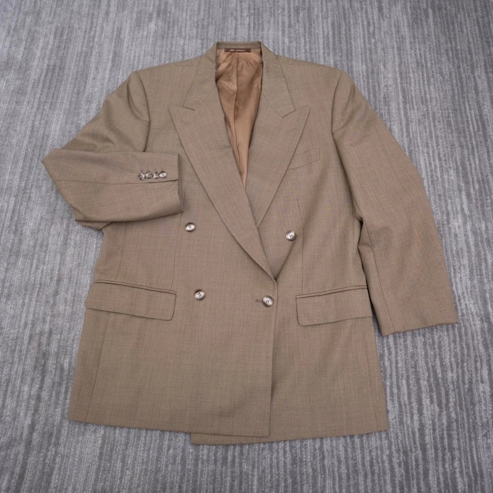 Ravazzolo Alta Sartoria Men Wool Cashmere Blazer 43