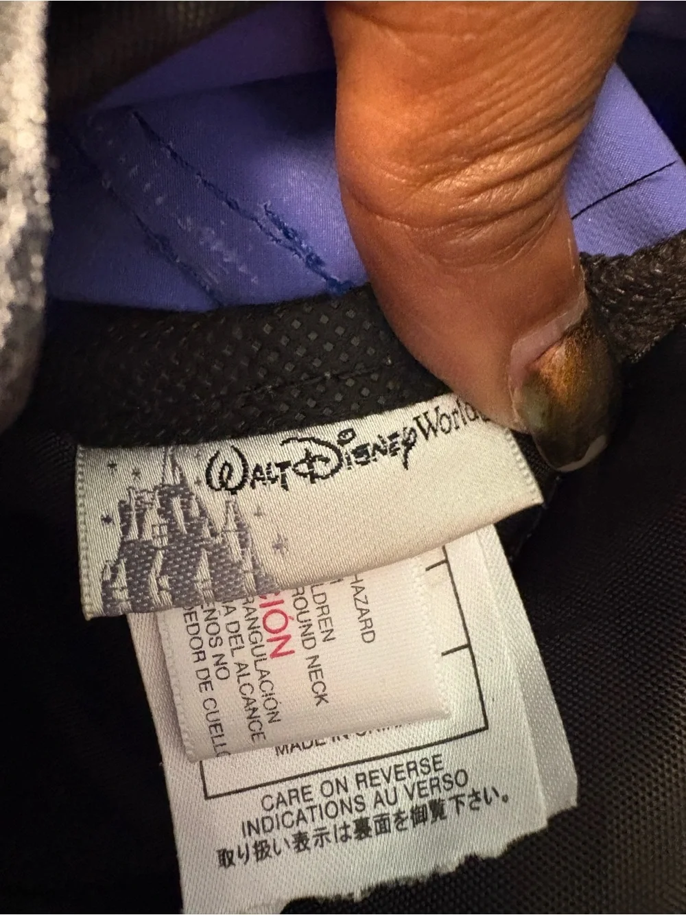 Disney padded pocket front