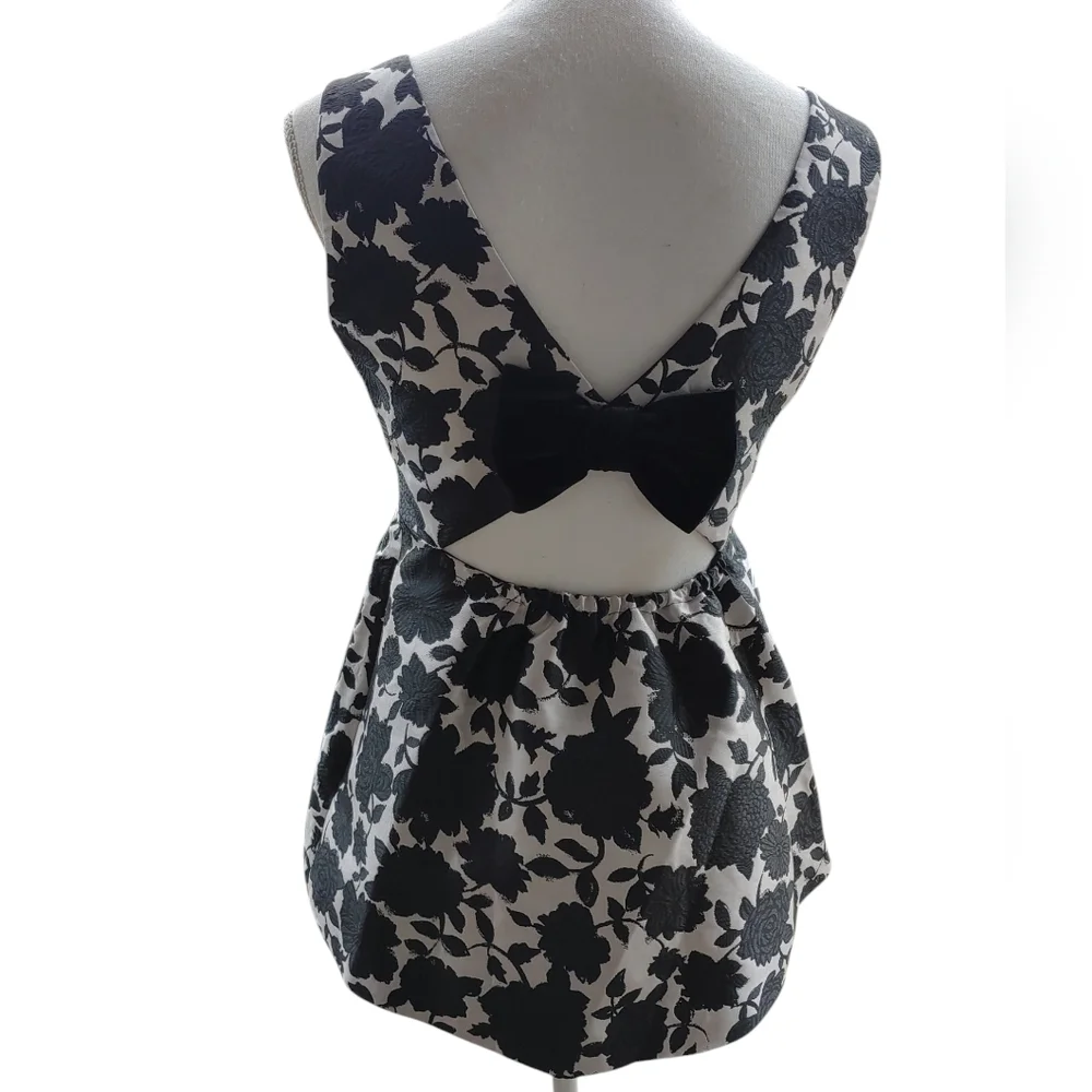 NWOT Kate Spade New York Bicolor Floral Soiree Top Small Never Worn