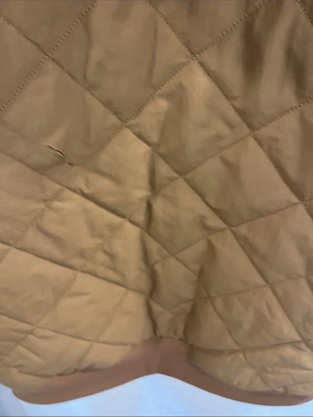 The North Face quilted bomber