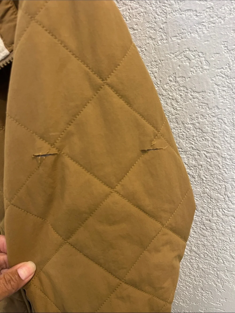 The North Face quilted bomber