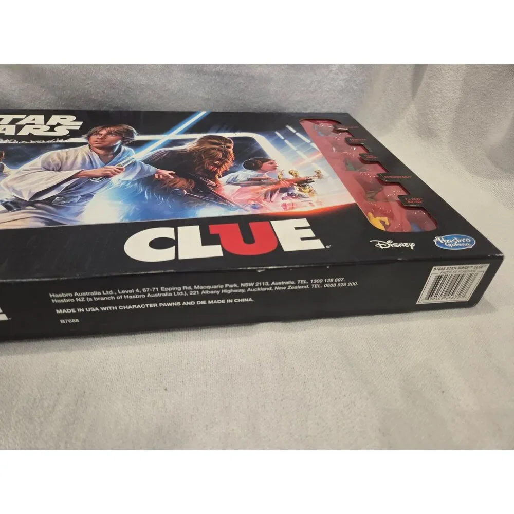 Star Wars Clue 3D Board Game 2016 Hasbro Death Star Edition Pre-Owned Disney