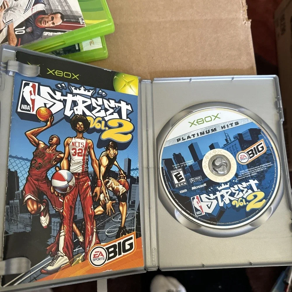 NBA Street Vol. 2 Microsoft Xbox Original Platinum Hits Complete CIB EA Sports