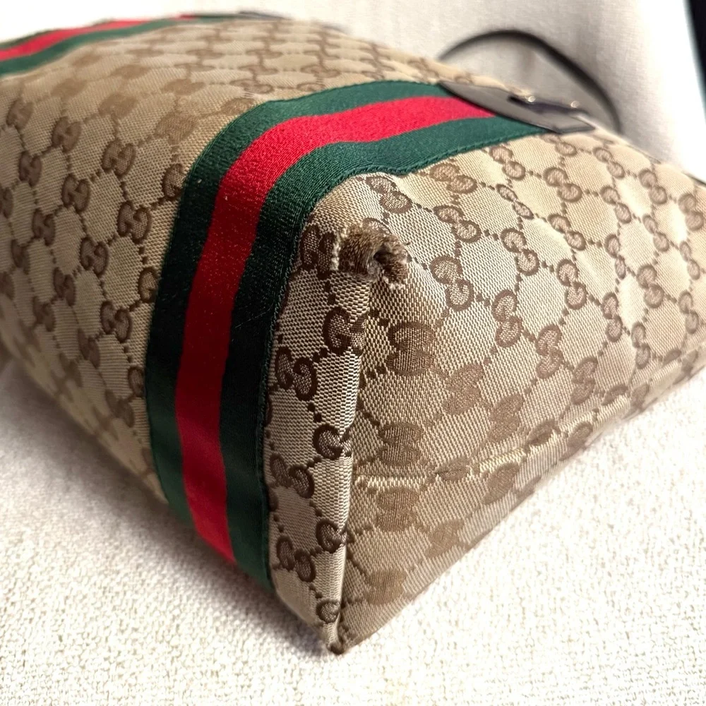 Authentic Gucci GG Canvas Jolicoeur Tote bag