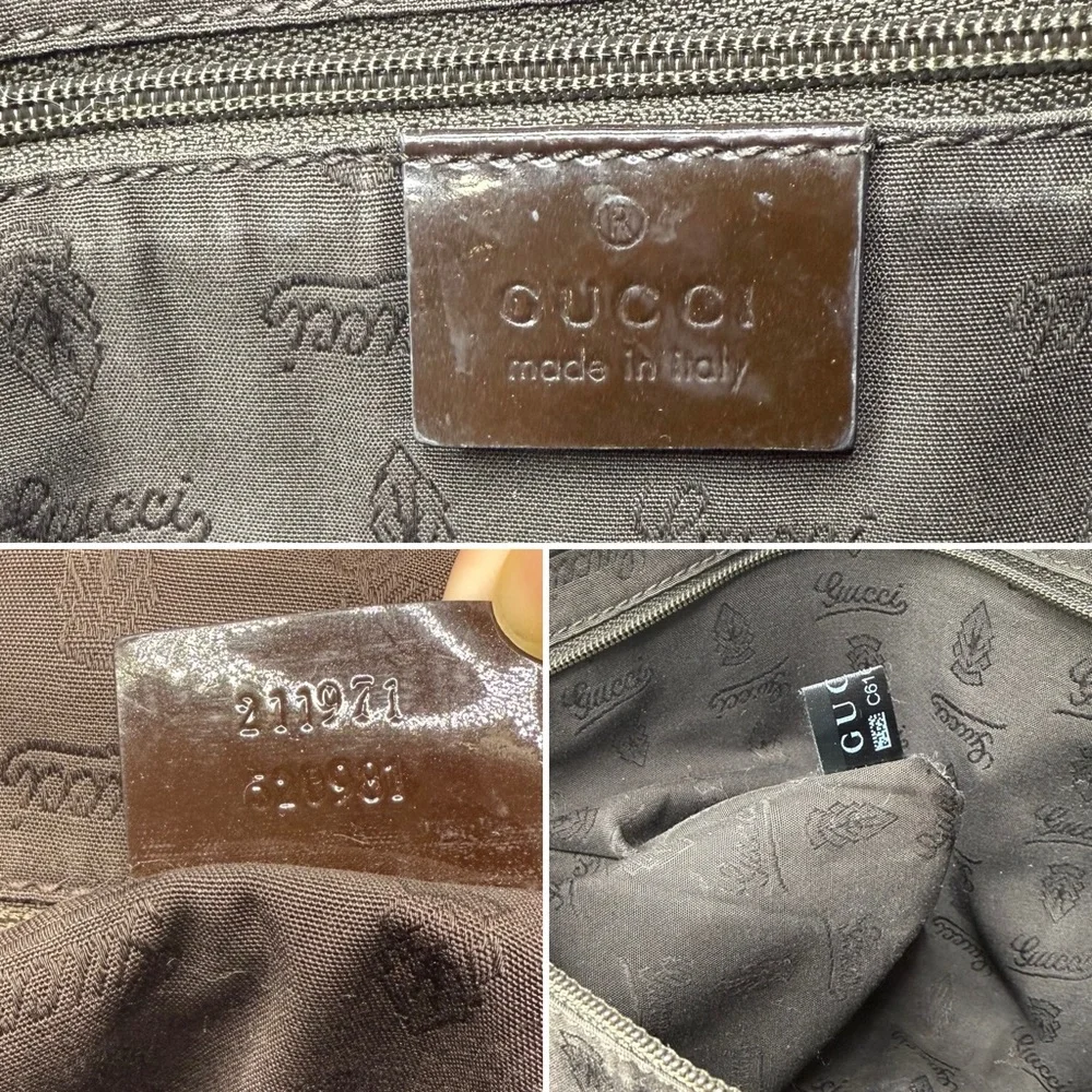 Authentic Gucci GG Canvas Jolicoeur Tote bag