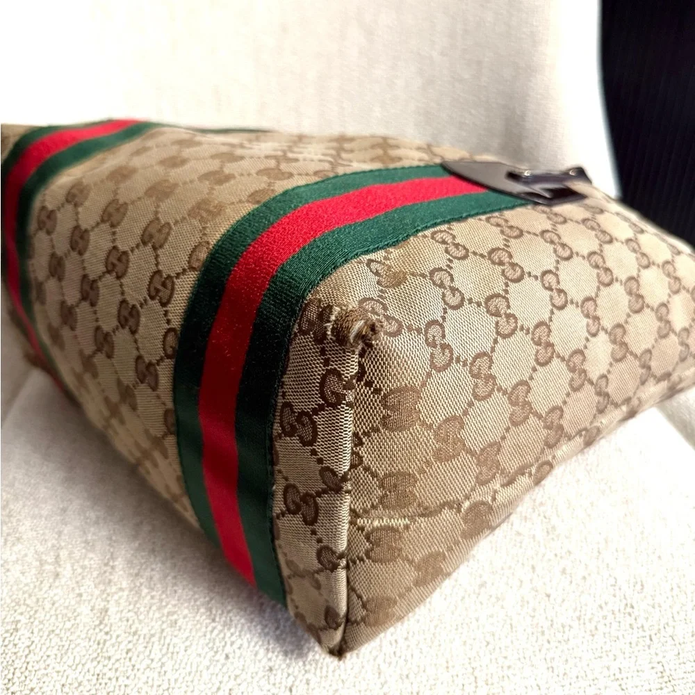 Authentic Gucci GG Canvas Jolicoeur Tote bag