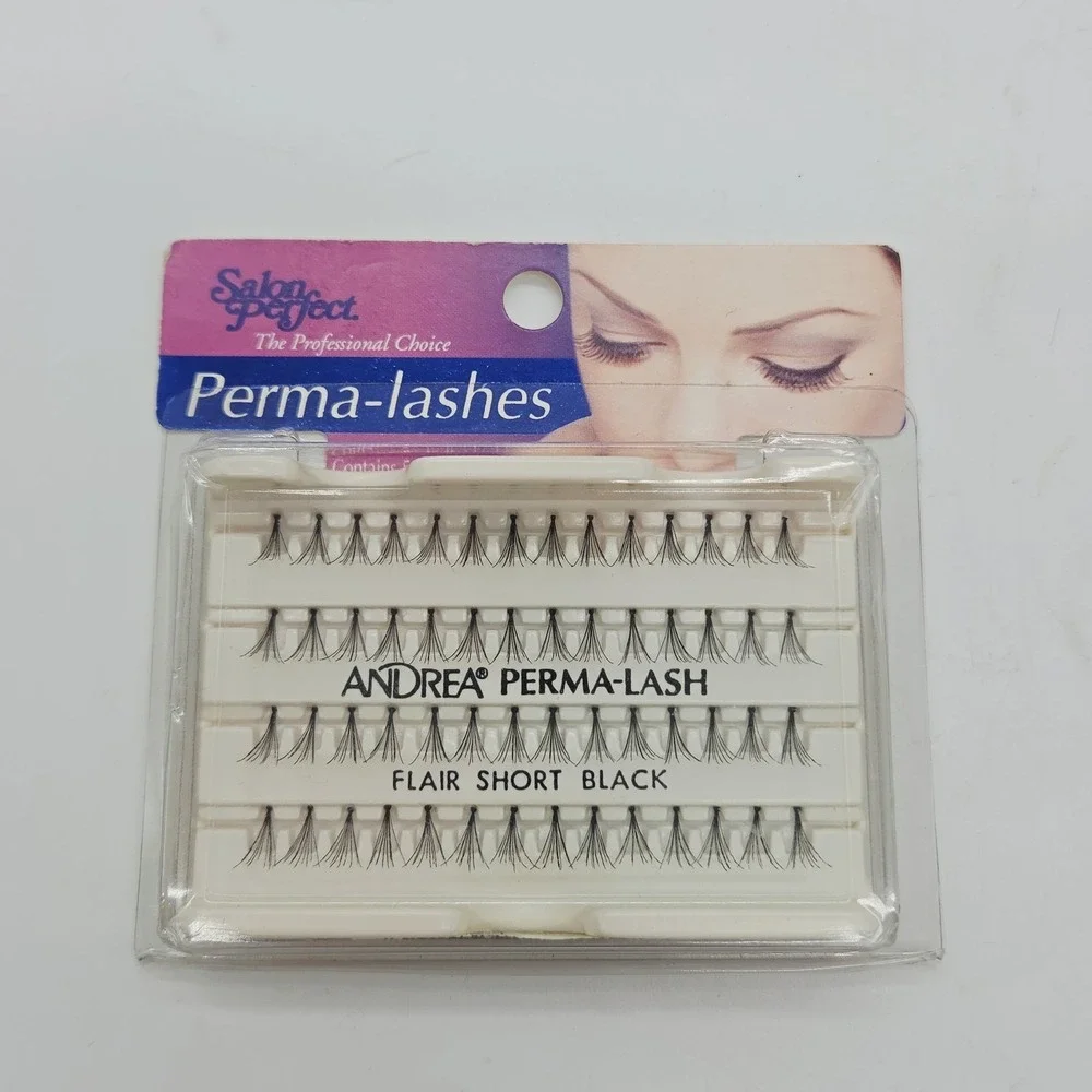 NEW Andrea Individual Perma Lashes Knotted Flair Shirt Black Salon Perfect