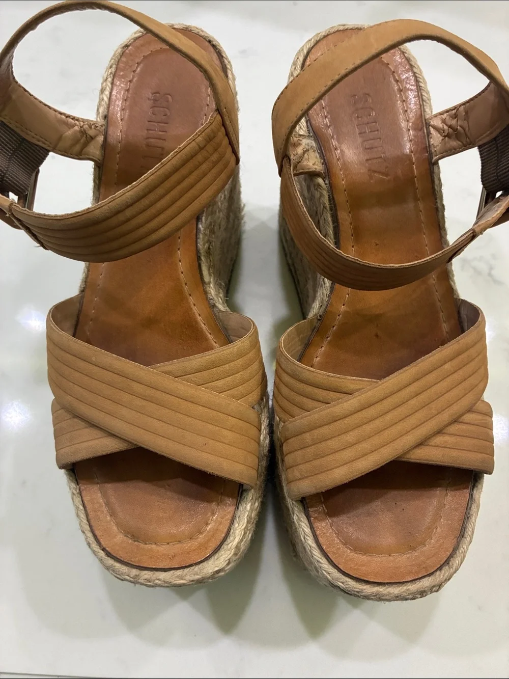 SCHUTZ rack inches heel