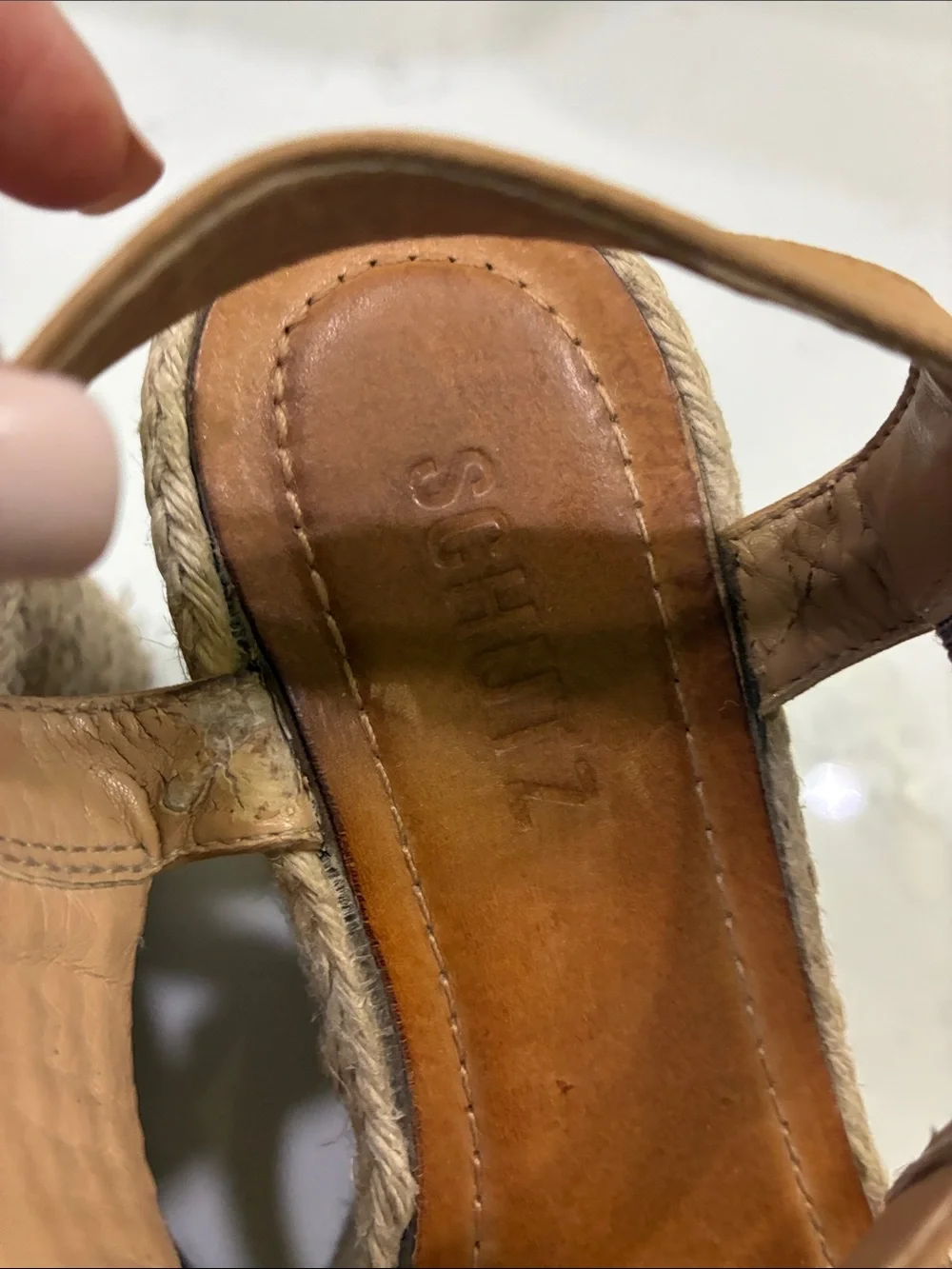 SCHUTZ ankle adjustable sandals