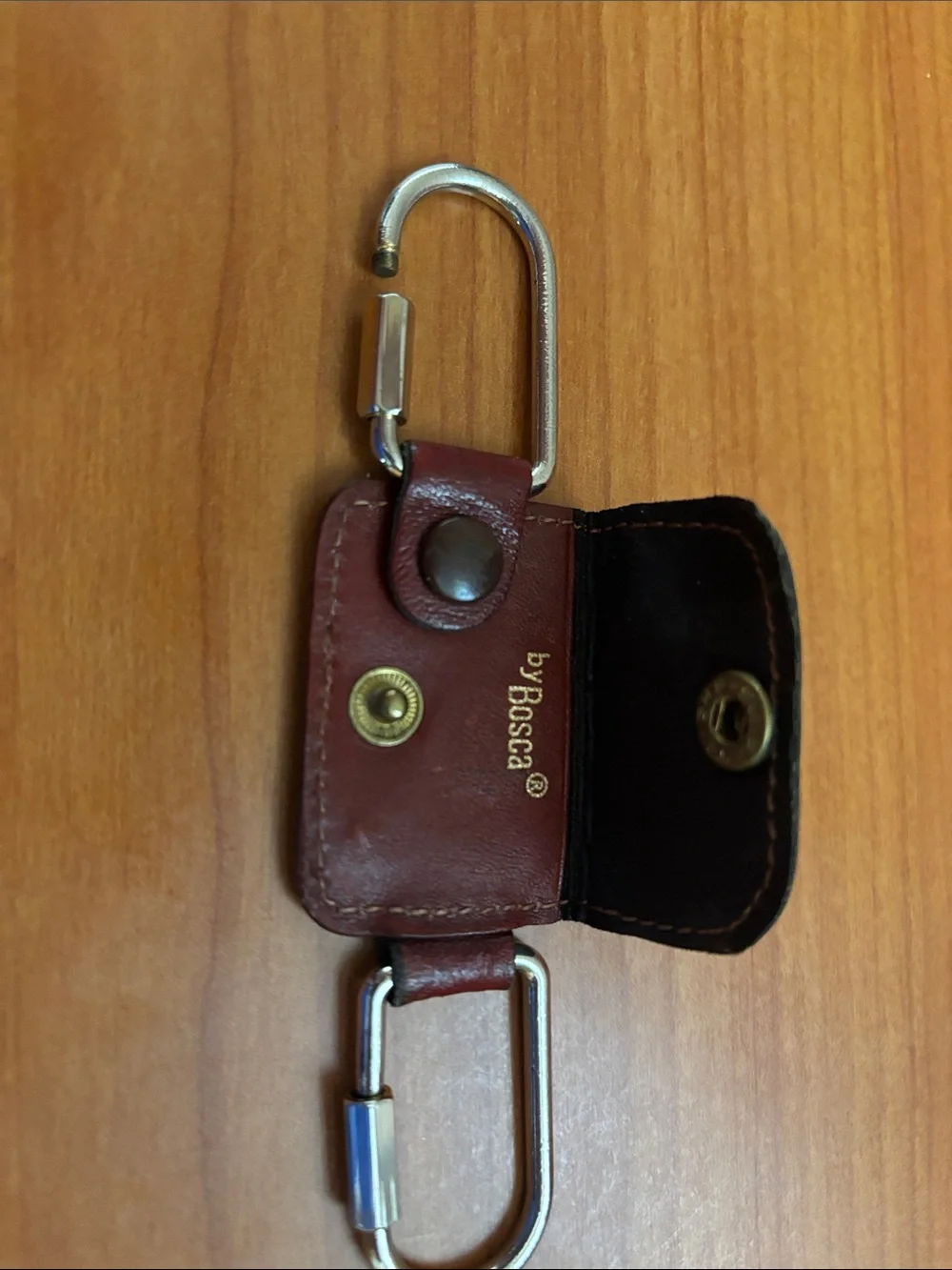Bosca leather key