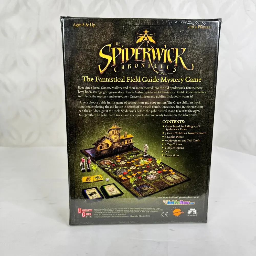 The‎ Spiderwick Chronicles The Fantastical Field Guide Mystery Game New 2007