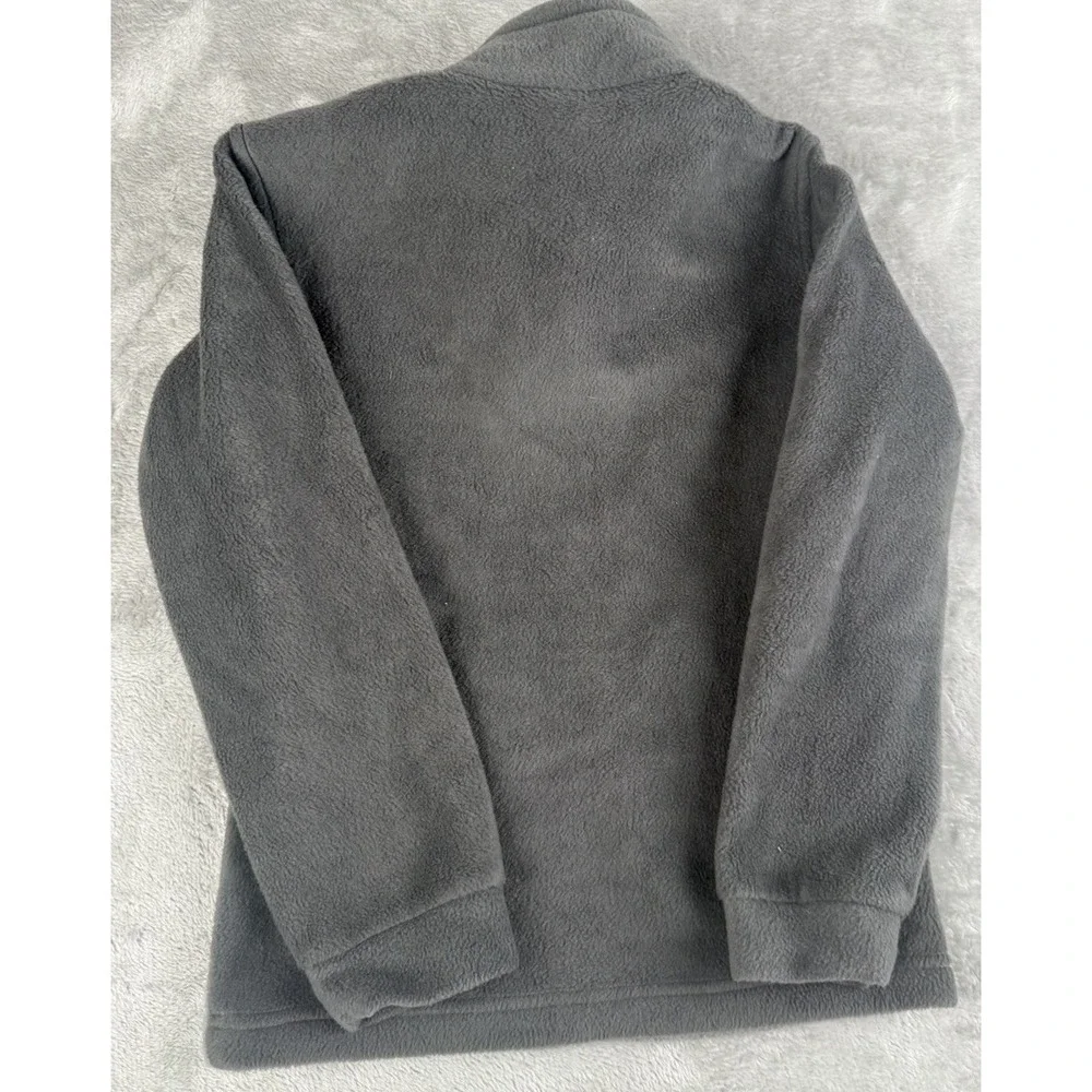Columbia Youth XS 6-7 Full Zip Fleece Jacket Gray Colorblock Outdoor Kids