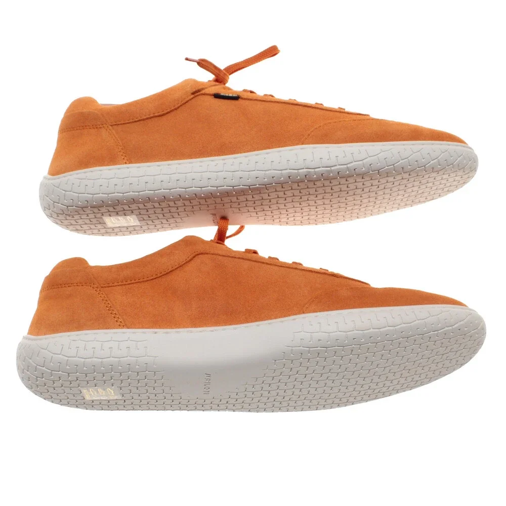 Piloti NWB Shift Lace Up Driving Sneakers Size 13 US in Orange Suede