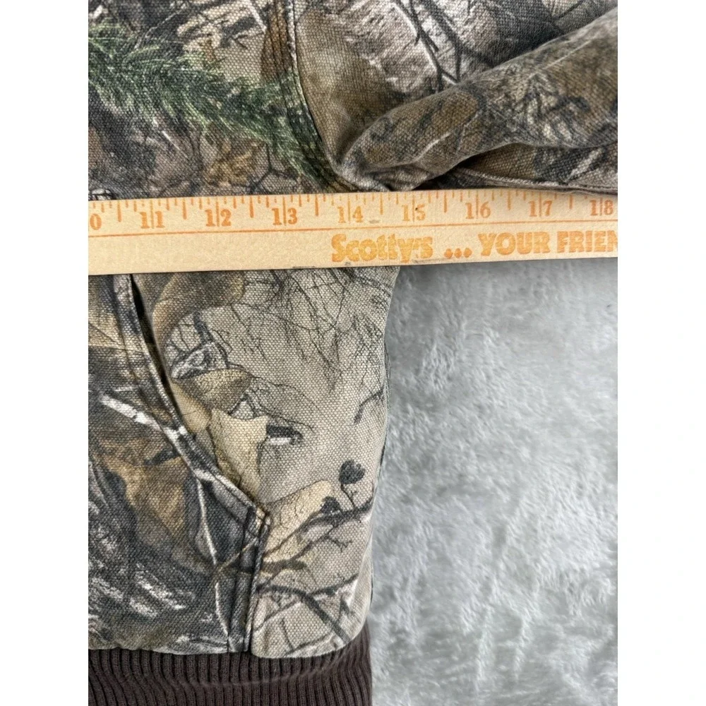 Carhartt Kids Jacket XXS 4-5 Realtree Camo Hooded Quilted Lined Hunting