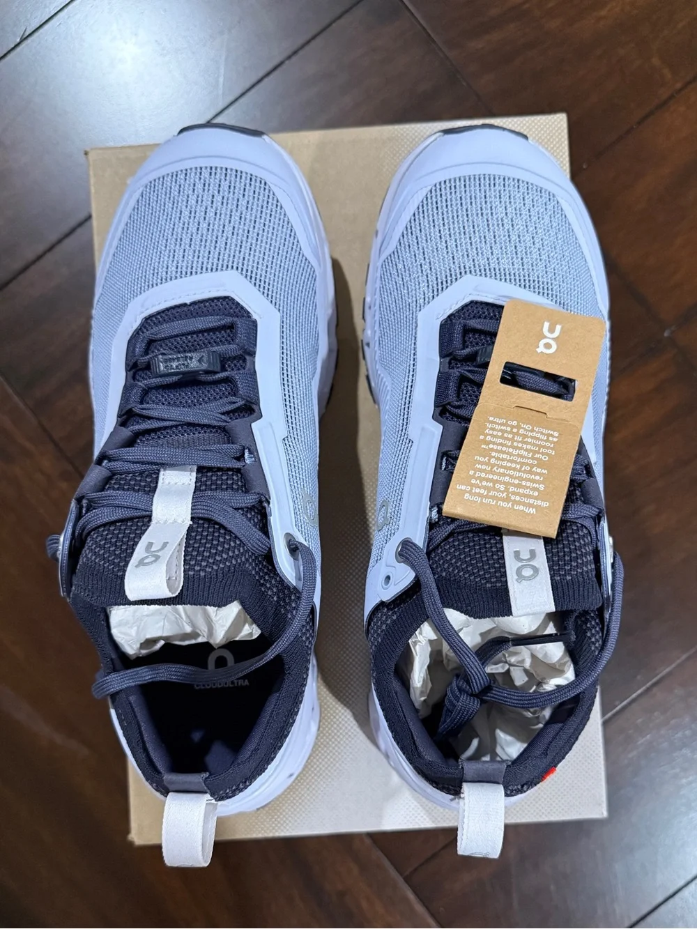 On Cloudultra 2 Women’s 7.5 Mineral Eclipse Trail Running Shoes NWT Box