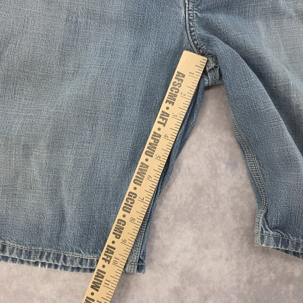 Vintage Levis Carpenter Shorts Mens 36 Blue Denim Baggy Loose Fit Y2K Jorts