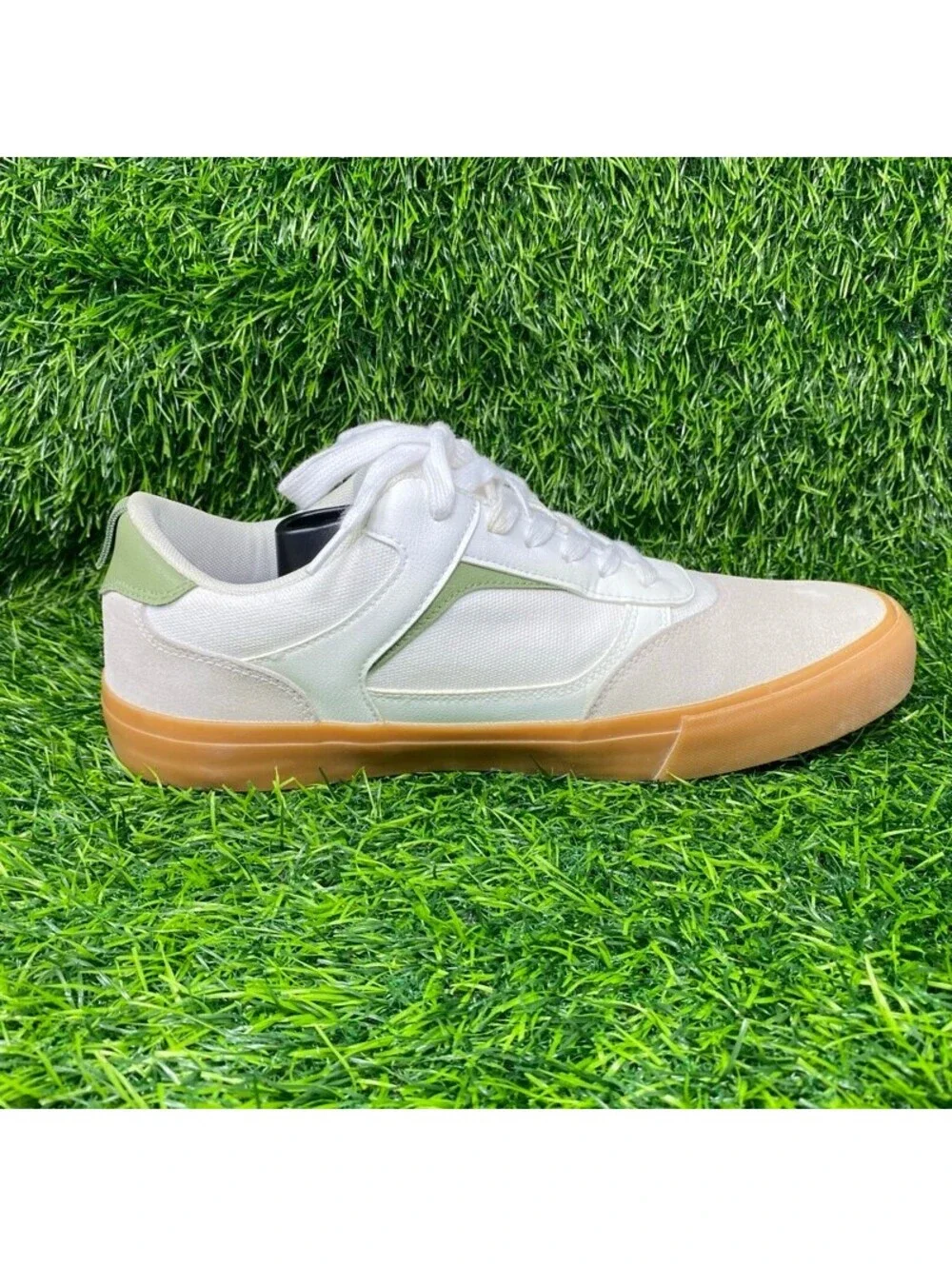 AIRWALK Shoes Mens 12 Huntington Sneakers White Faux Leather Casual MNAK23ES014