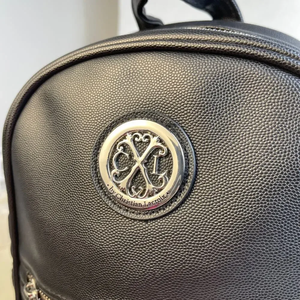 Christian Lacroix practicality straps backpack