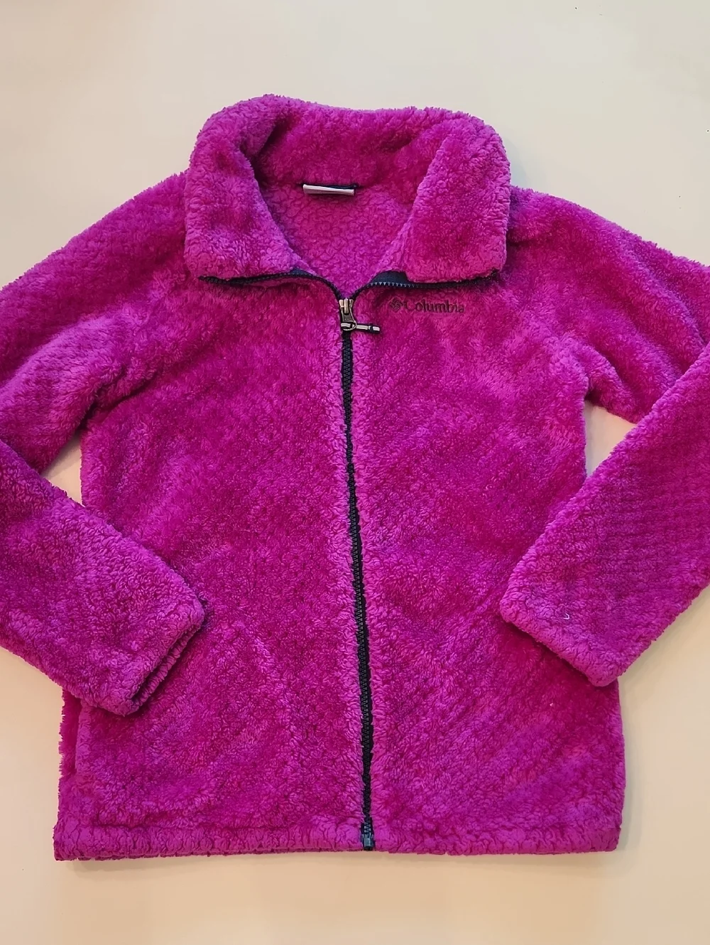 Columbia fushia fleece