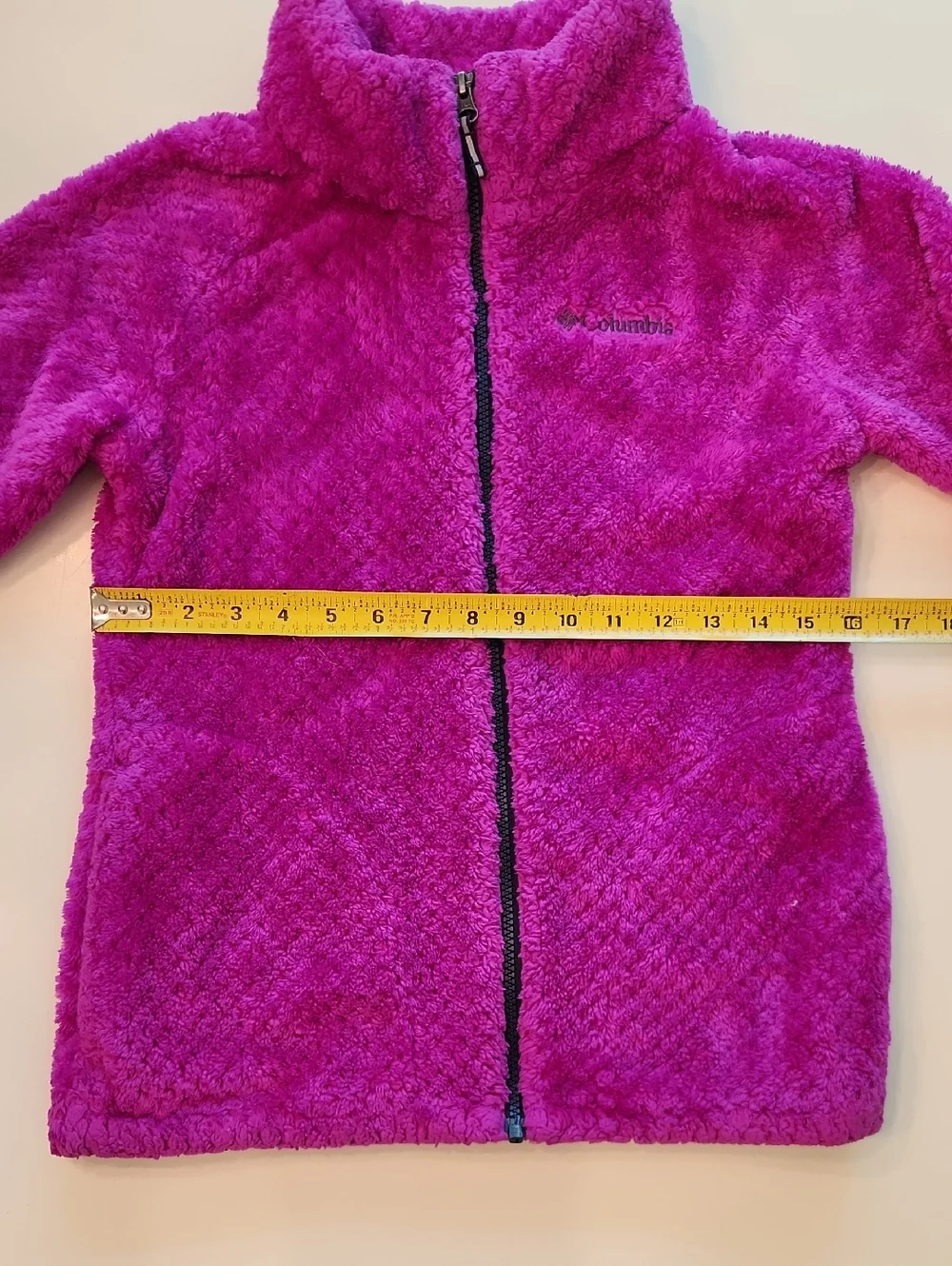 Columbia fushia fleece