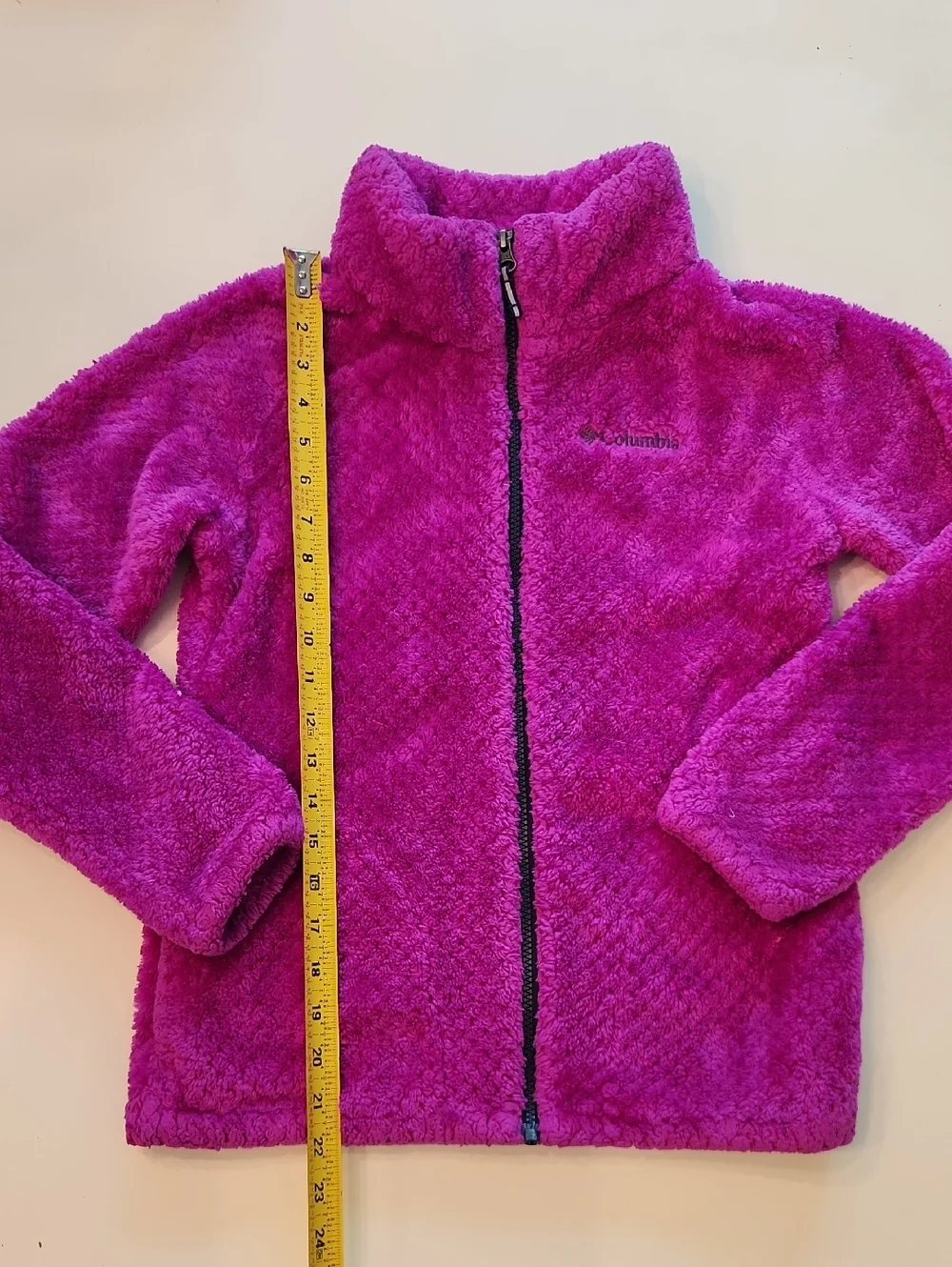 Columbia fushia fleece