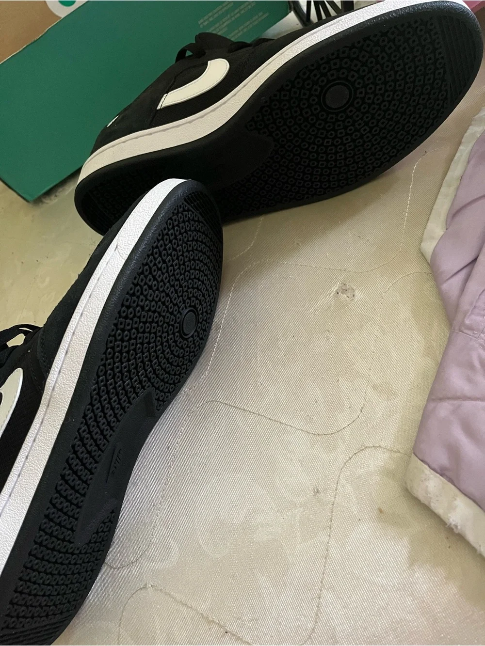 Nike Alleyoop Low-Top Sneakers in Black and White