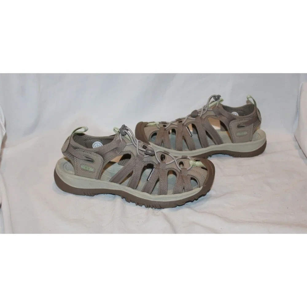 Keen Women's Whisper Timberwolf Tarragon Hiking Sandals NEW SZ 11 BEIGE