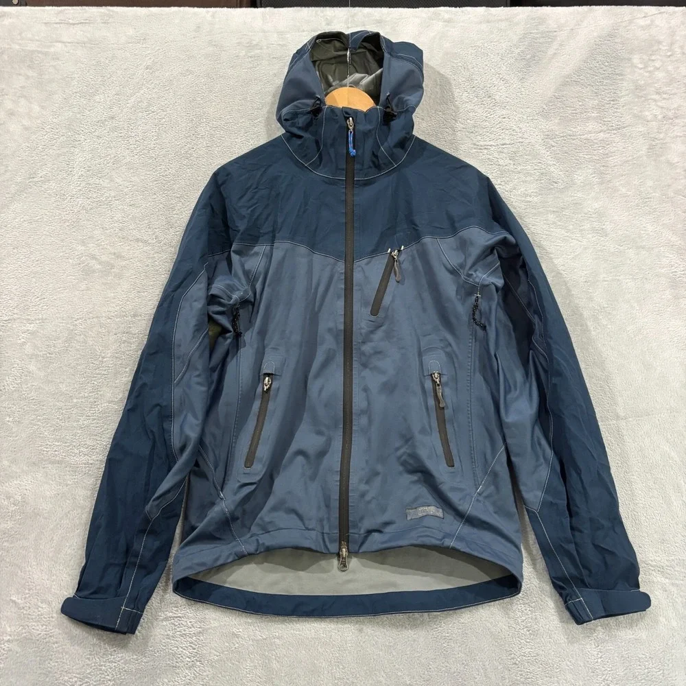 REI Co-Op Rain Jacket Mens Small Nylon‎ Full Zip Outdoors Rain Coat