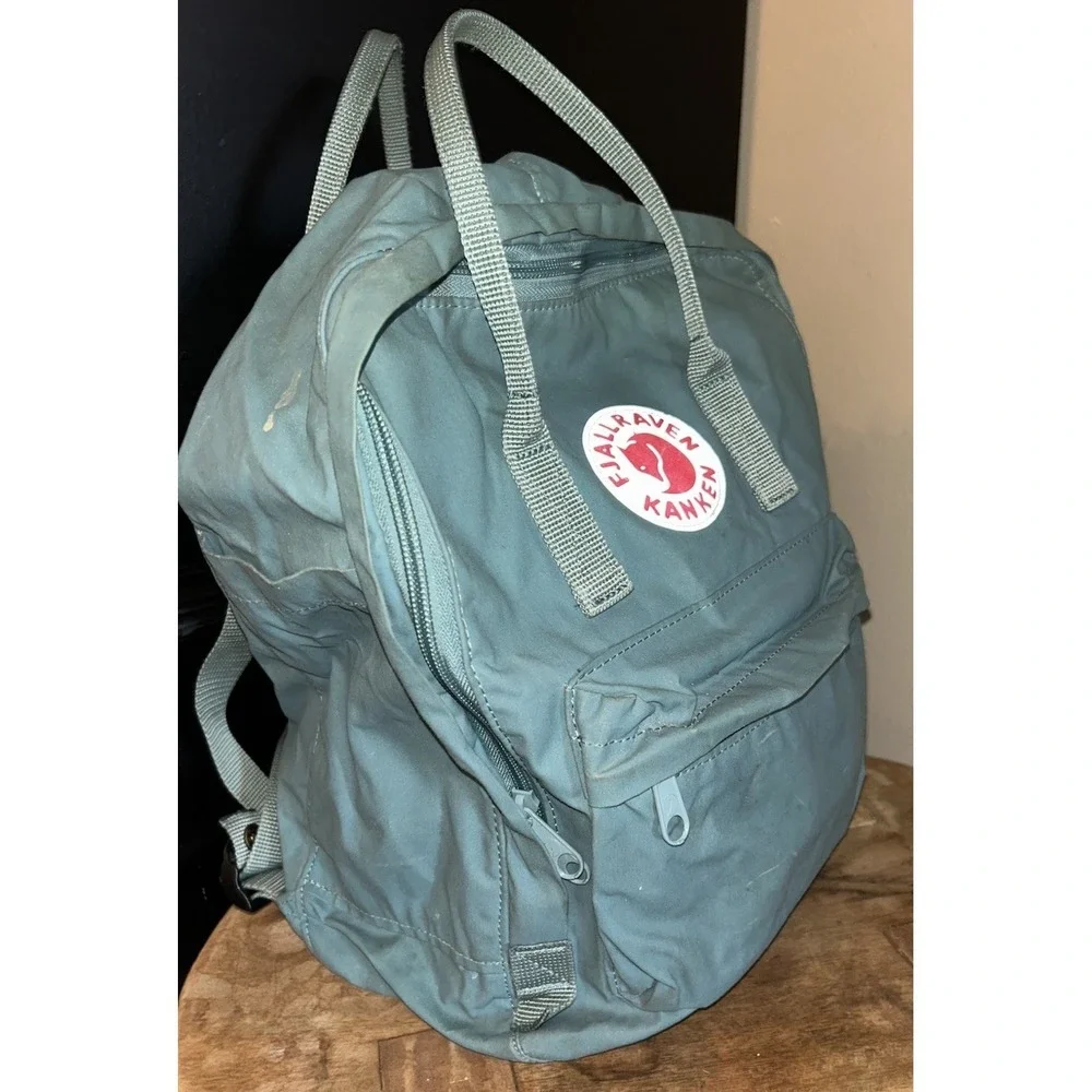 Fjällräven Kånken Frost Green Backpack Daypack Hiking