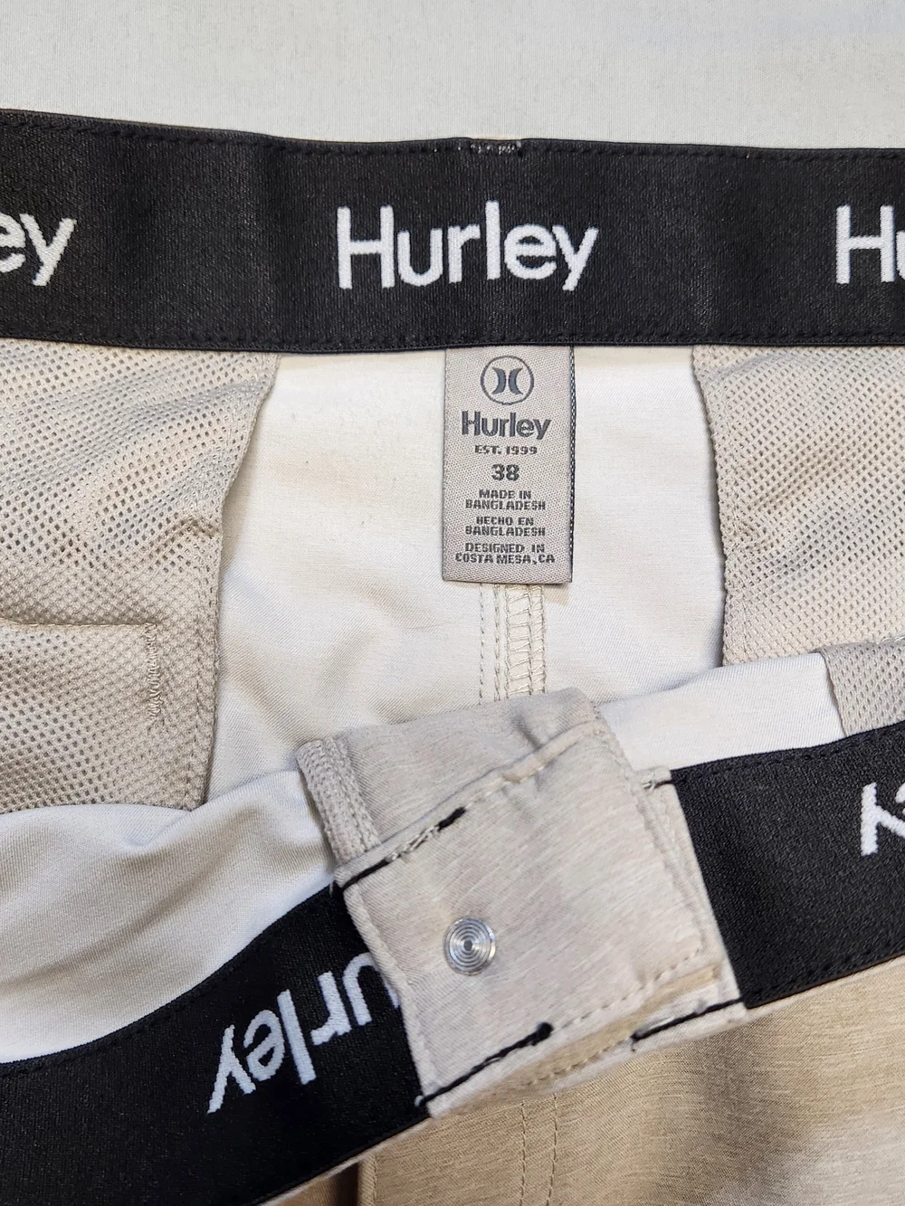 Hurley flat front
