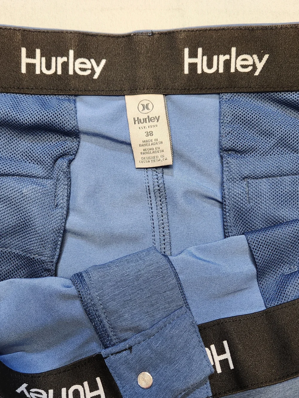 Hurley flat front