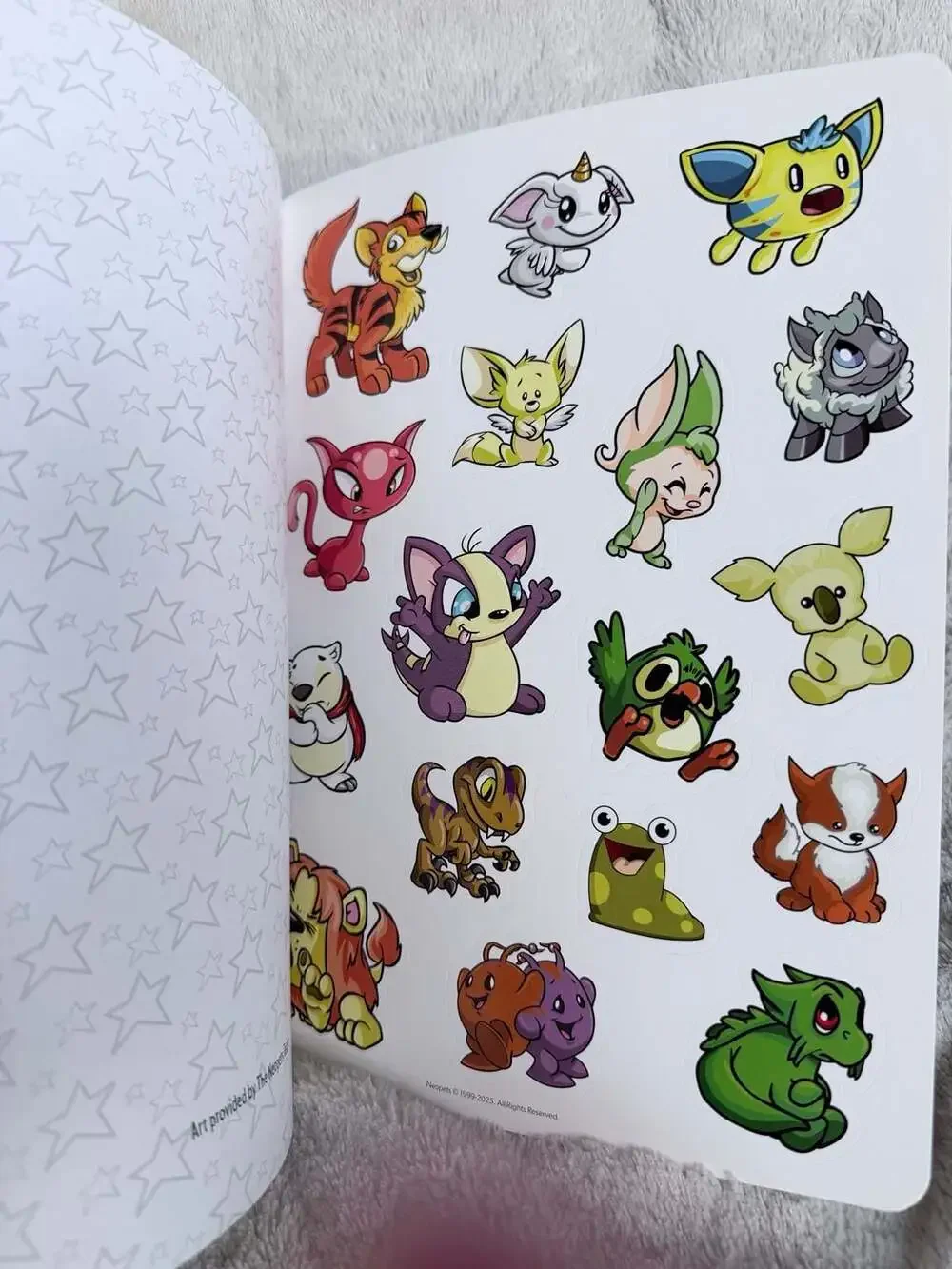 Neopets official colouring